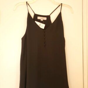NWT Loft Black Tank Top Shell/Blouse Size Small